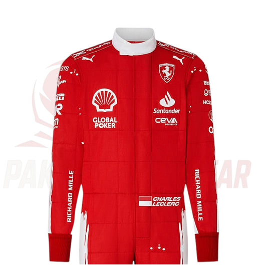 2023 Charles Leclerc Las Vegas GP Special Edition Ferrari F1 Replica Race Suit