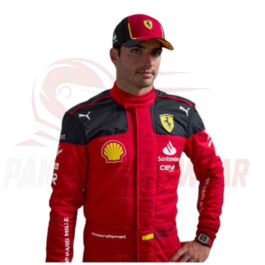 2023 Carlos Sainz Scuderia Ferrari Replica F1 Race Suit