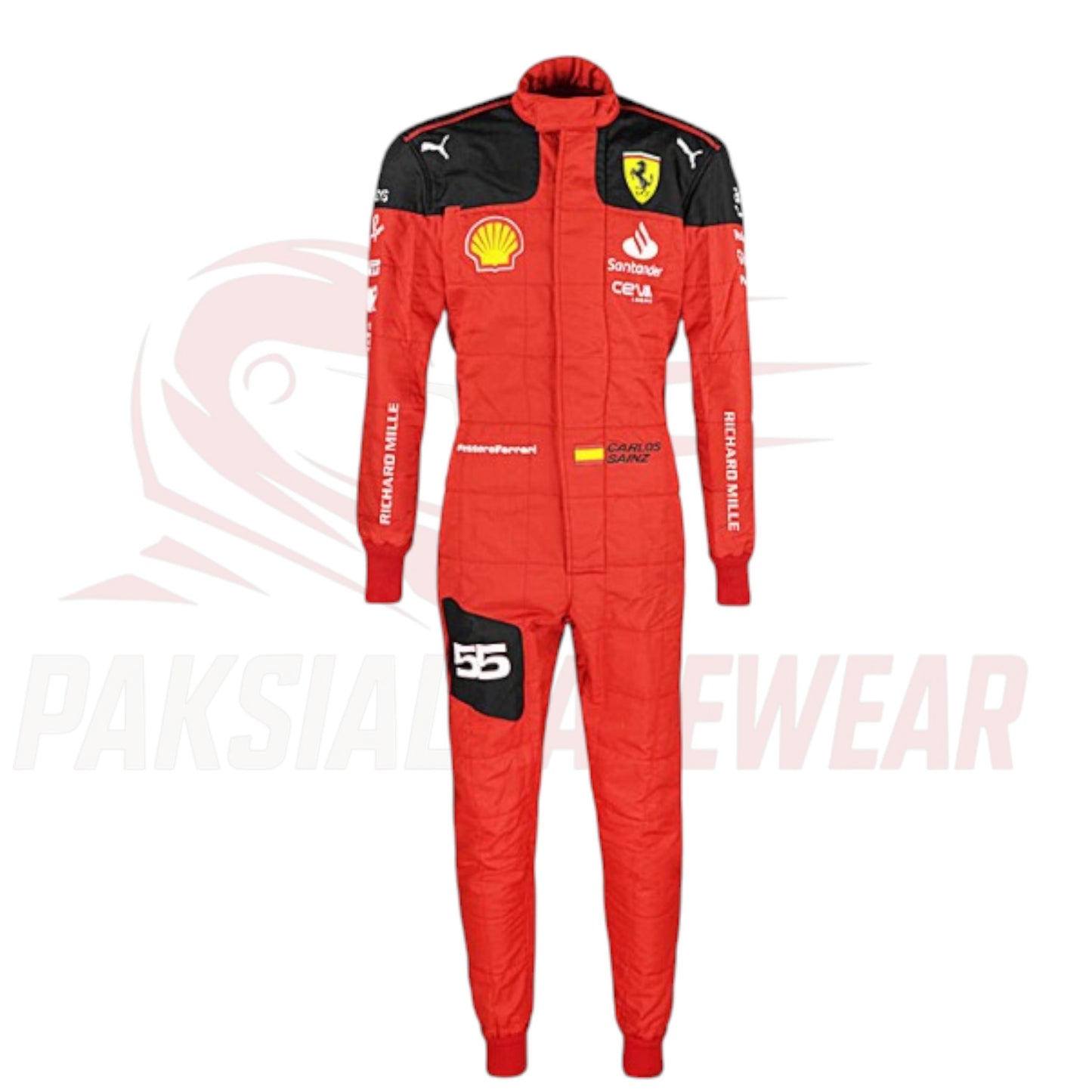 2023 Carlos Sainz Scuderia Ferrari Replica F1 Race Suit