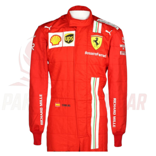 2021 Carlos Sainz Scuderia Ferrari Replica F1 Race Suit