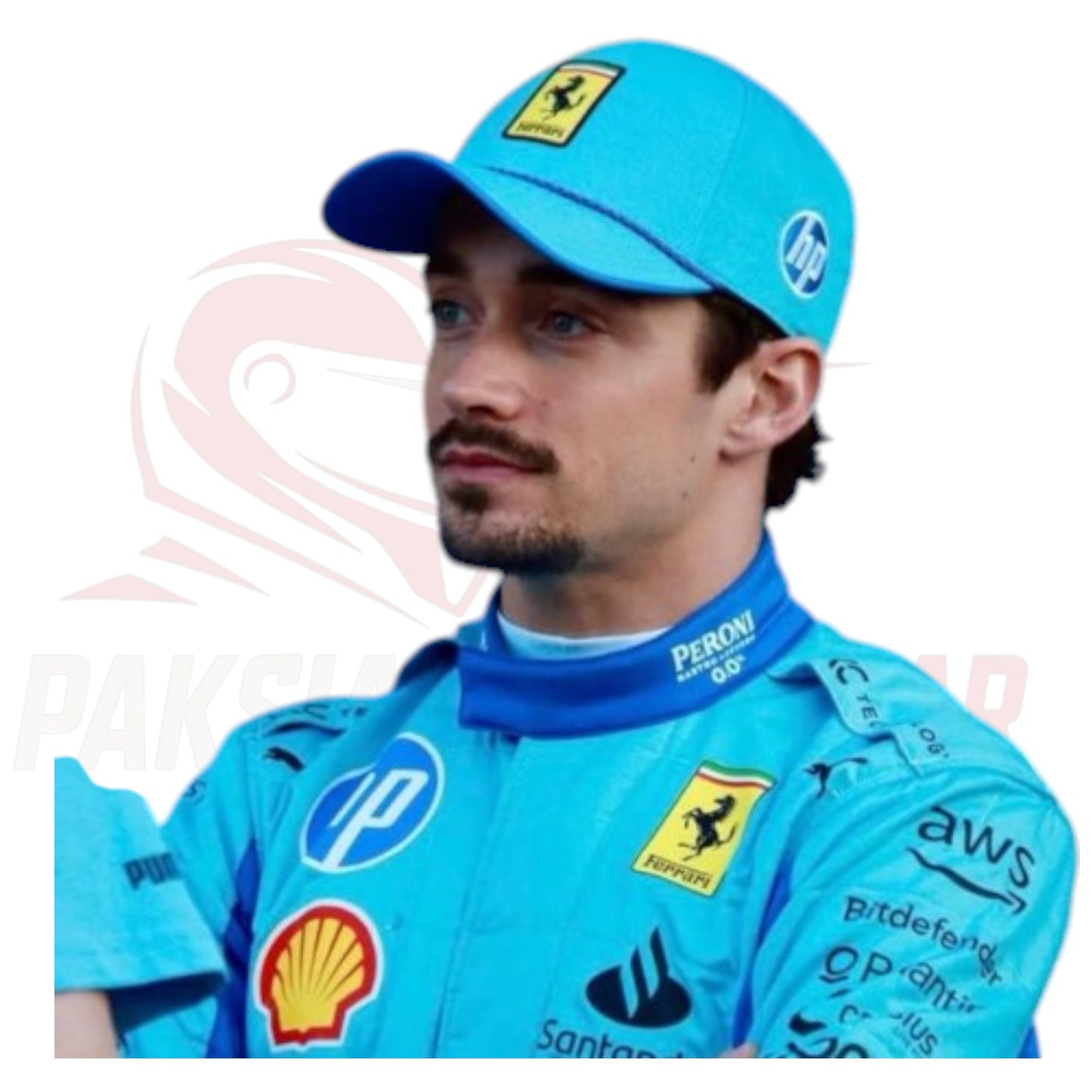 2024 Charles Leclerc Ferrari Miami GP Special Edition Replica F1 Race Suit