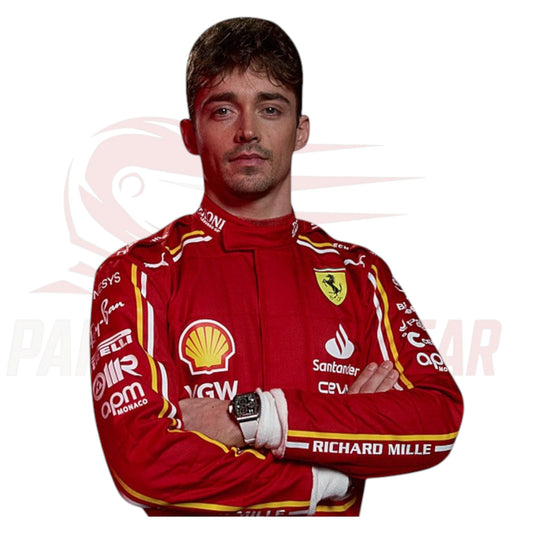 2024 Charles Leclerc Ferrari F1 Replica Race Suit