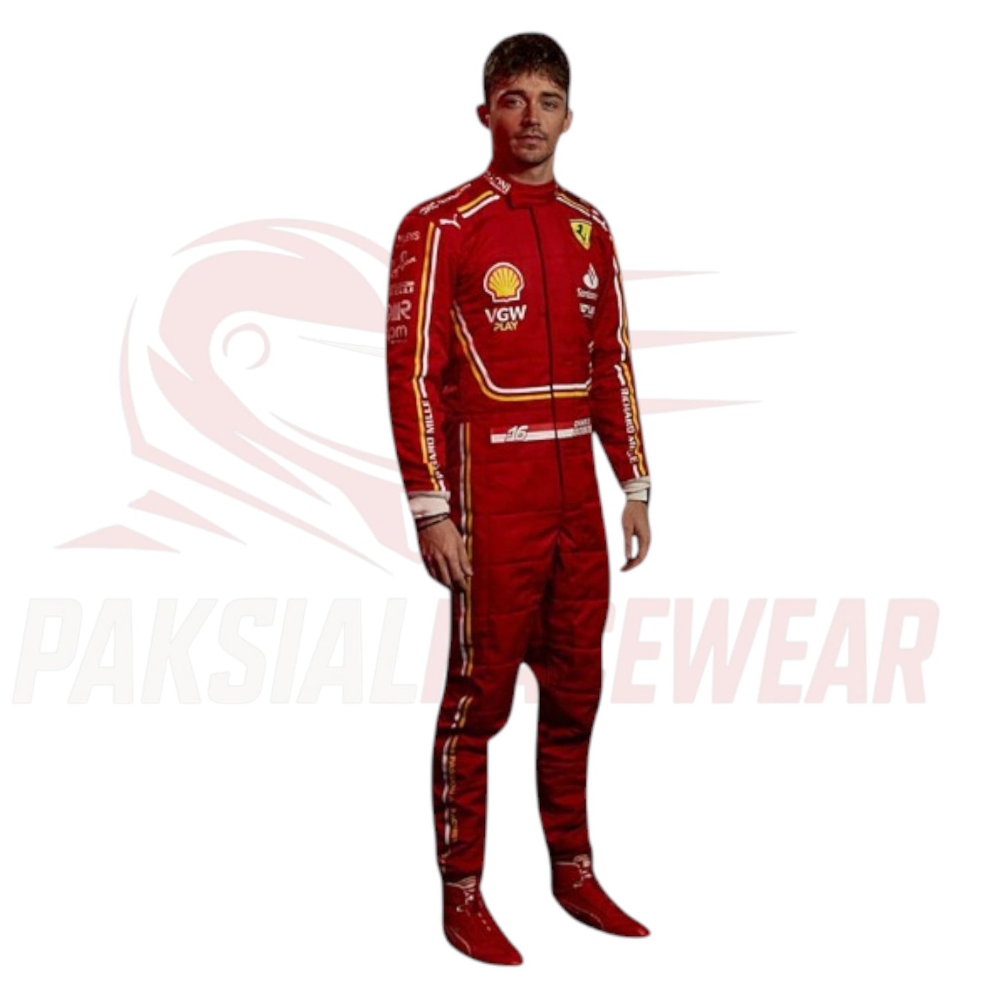 2024 Charles Leclerc Ferrari F1 Replica Race Suit