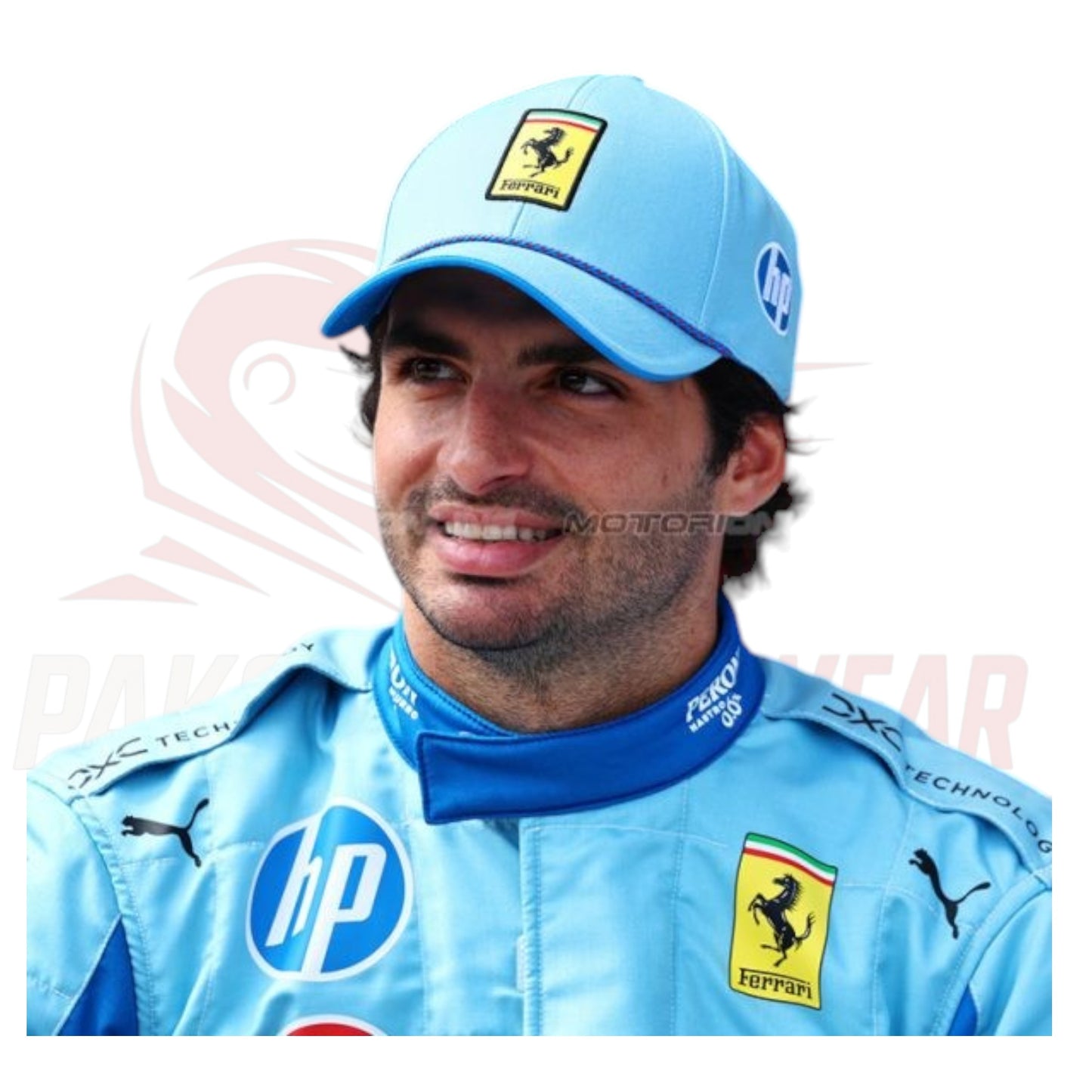 2024 Carlos Sainz Ferrari Miami GP Special Edition Replica F1 Race Suit