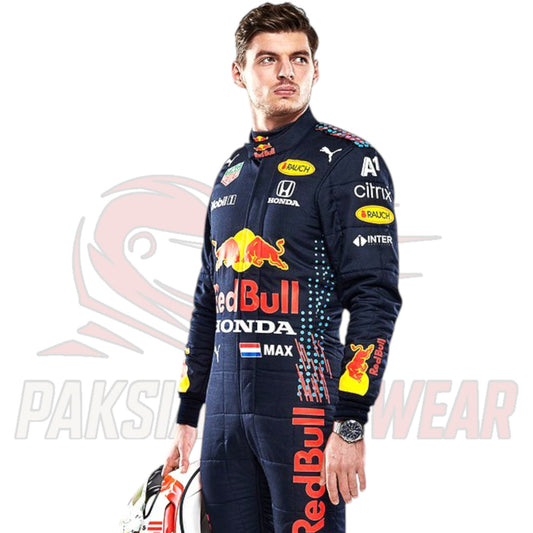 2021 Max Verstappen Red Bull Racing Honda F1 Replica Suit