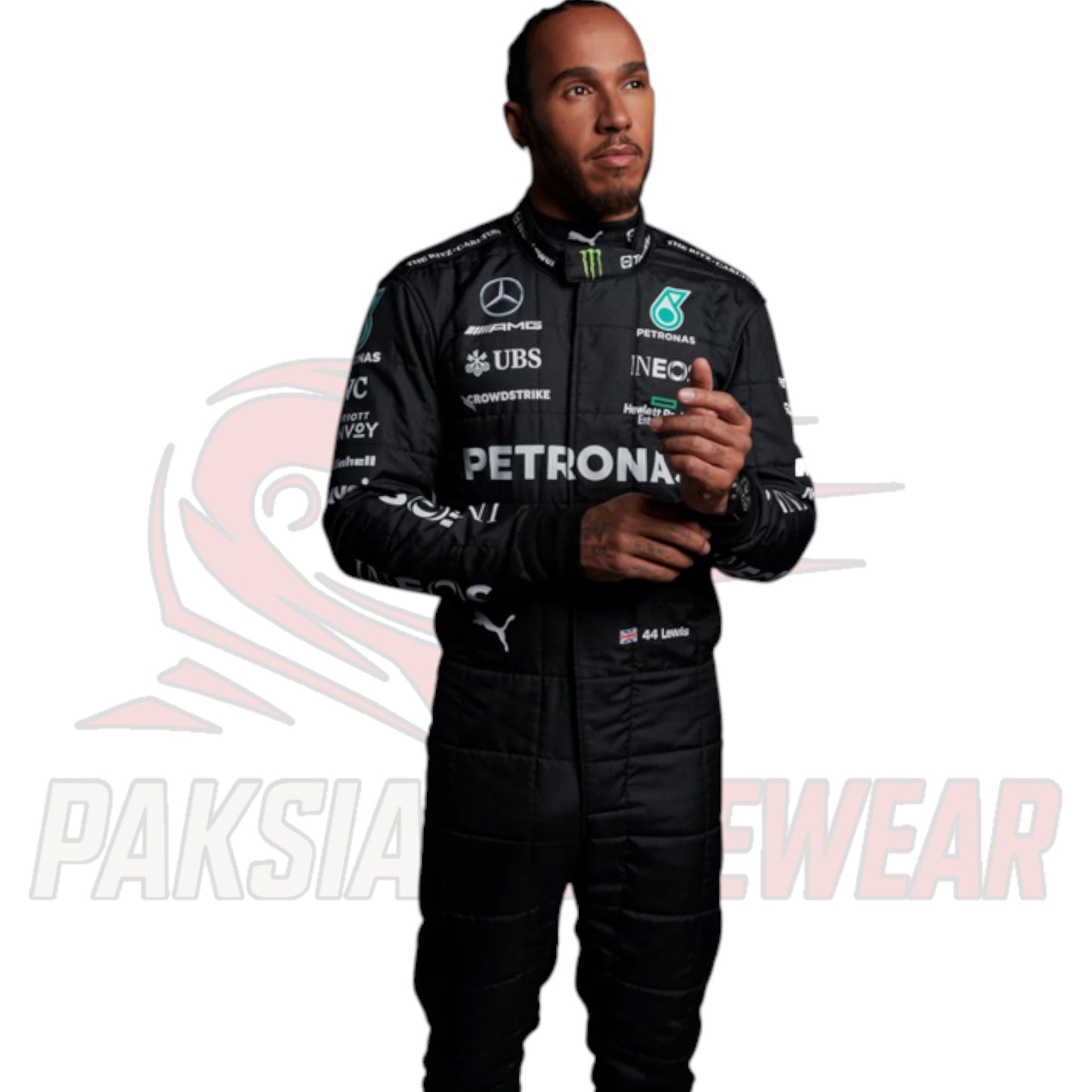 2023 Lewis Hamilton Mercedes AMG Petronas F1 Replica Race Suit