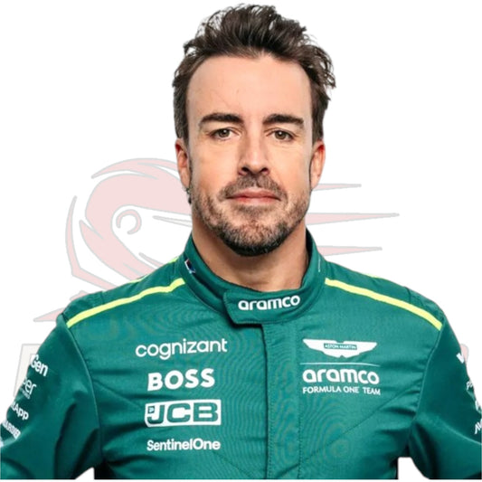 2024 Fernando Alonso Aston Martin F1 Replica Race Suit