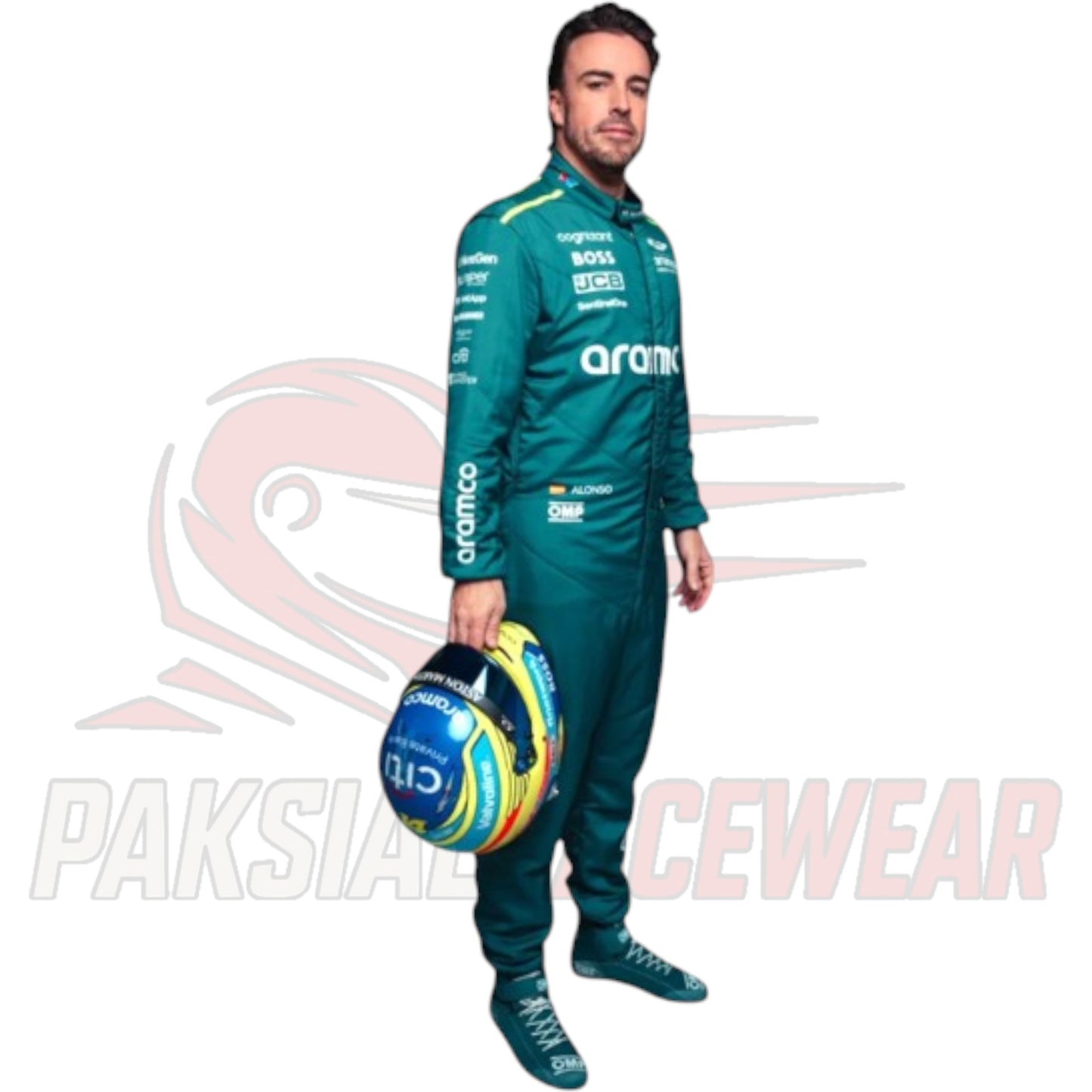 2024 Fernando Alonso Aston Martin F1 Replica Race Suit