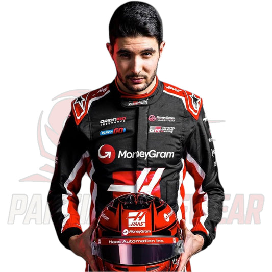 2025 Esteban Ocon Haas F1 Race Suit Replica