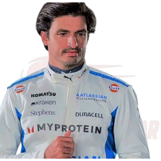 2025 Carlos Sainz Williams F1 Replica Race Suit