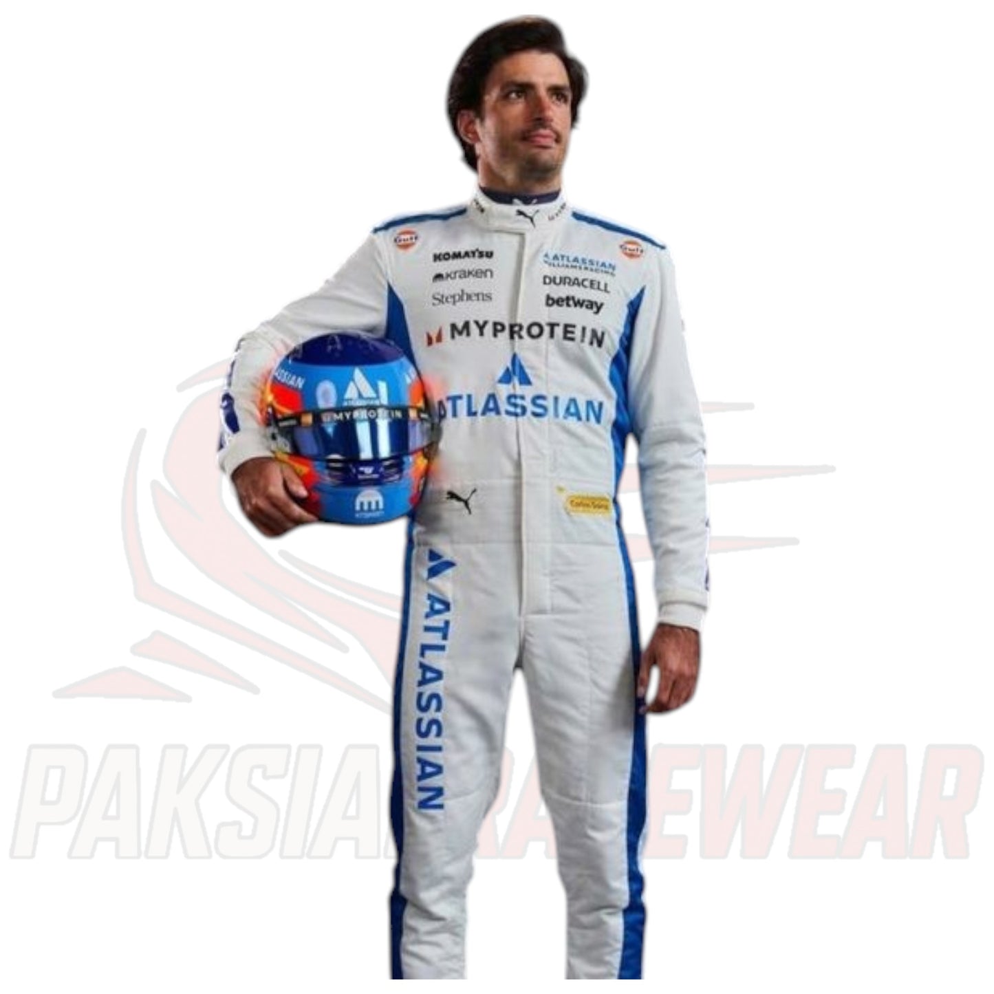 2025 Carlos Sainz Williams F1 Replica Race Suit