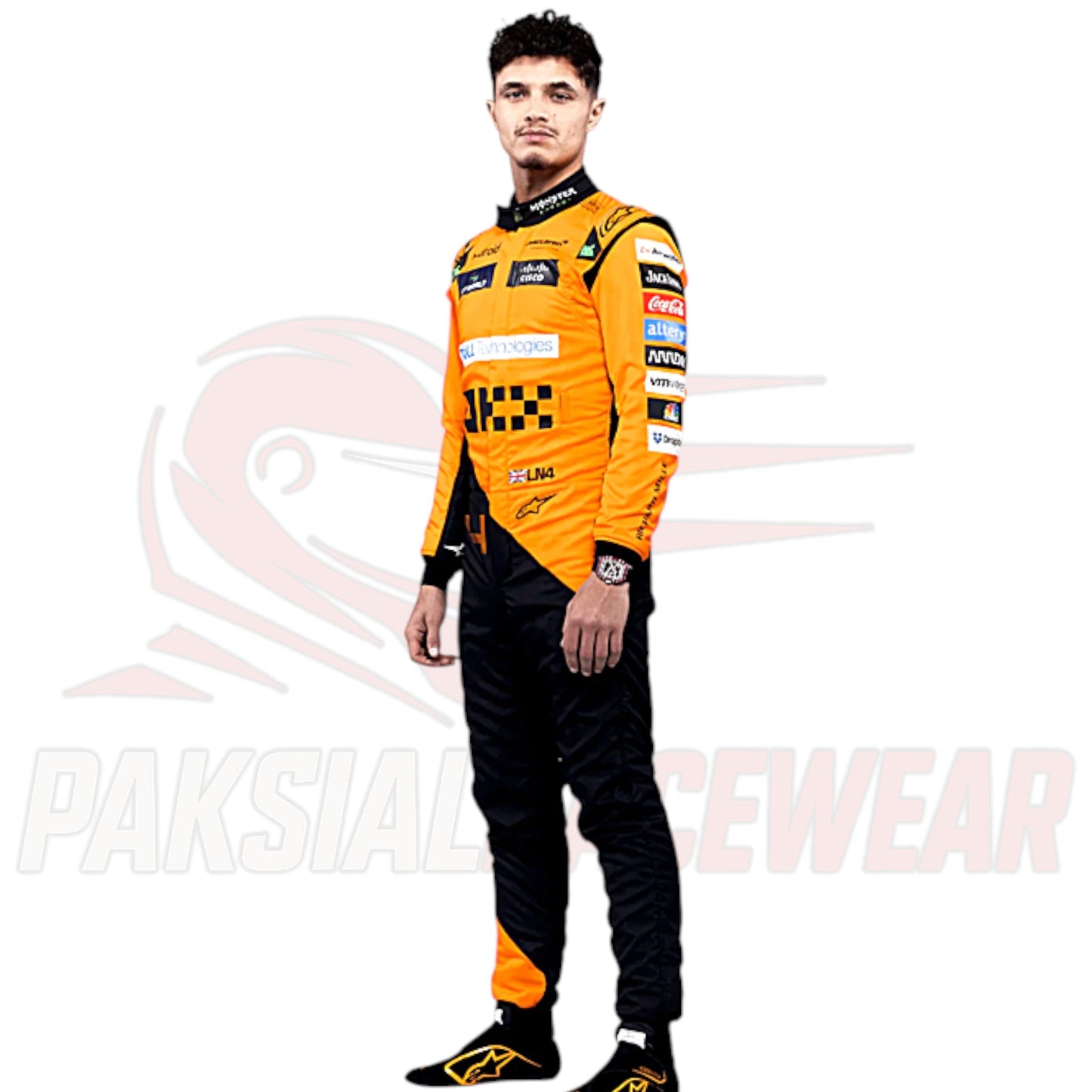 Official Style 2024 McLaren F1 Lando Norris Team Suit