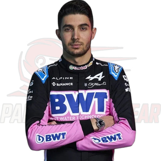 Esteban Ocon 2024 Alpine British GP F1 Race Suit Replica