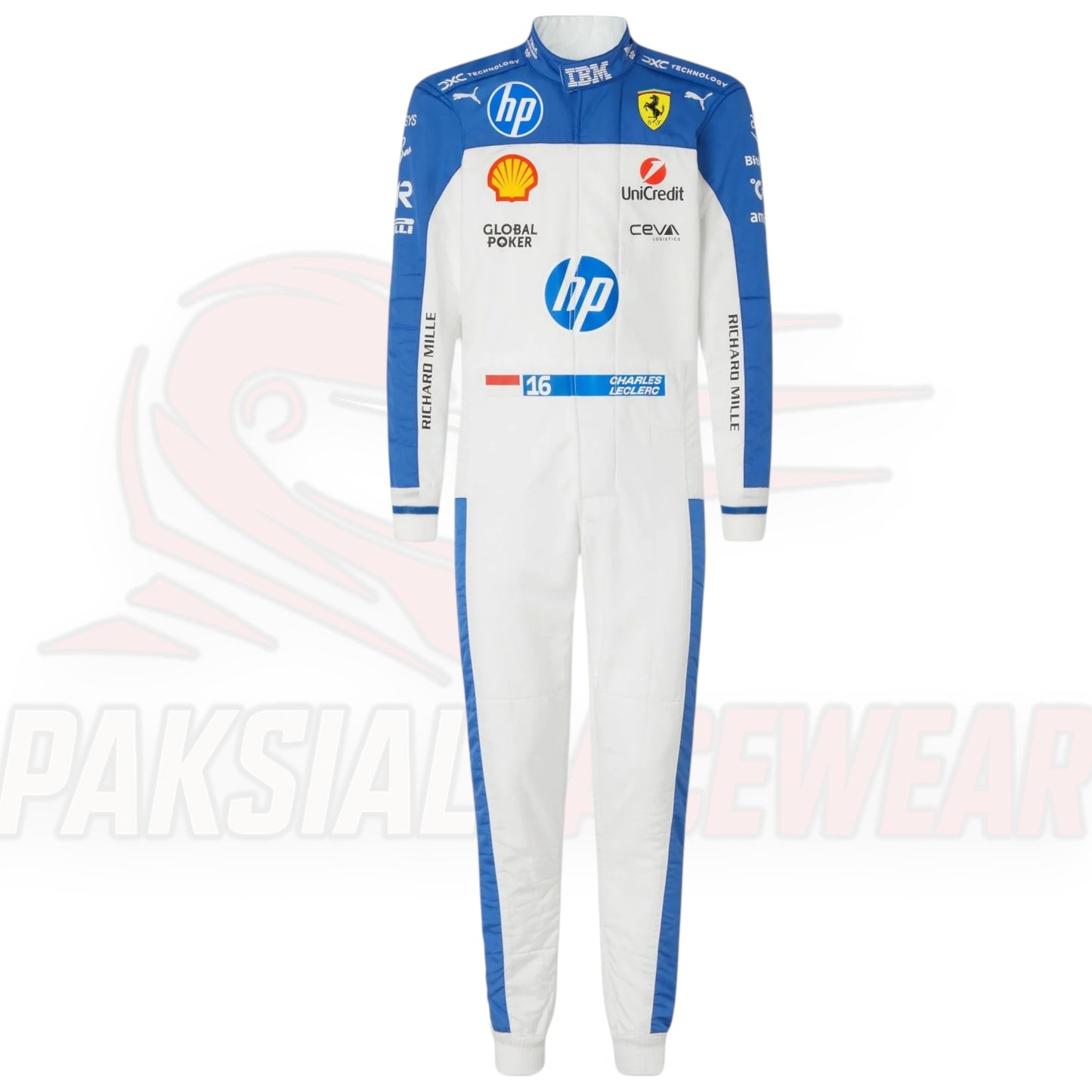 2025 Scuderia Ferrari Charles Leclerc F1 Replica Suit