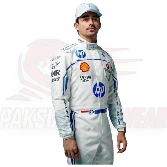 Charles Leclerc 2025 Ferrari Monaco GP Replica Race Suit