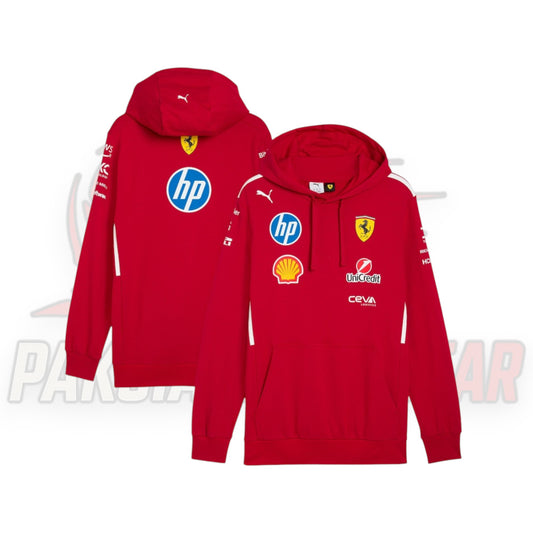 Official Scuderia Ferrari F1 Hoodie – 2025 Kids Edition