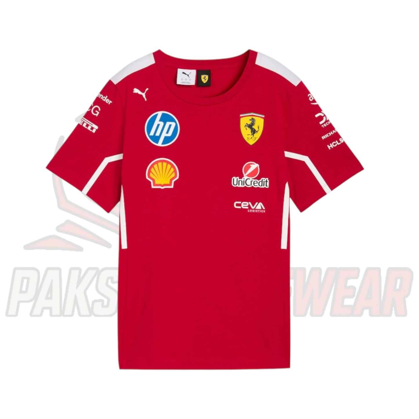 Scuderia Ferrari 2025 F1 Team T-Shirt – Official Licensed Merchandise