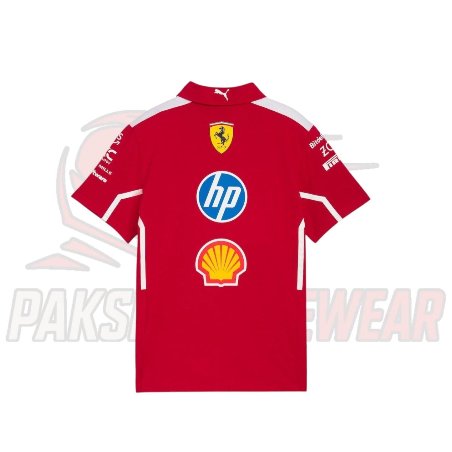 Scuderia Ferrari 2025 F1 Team Polo Shirt – Official Teamwear