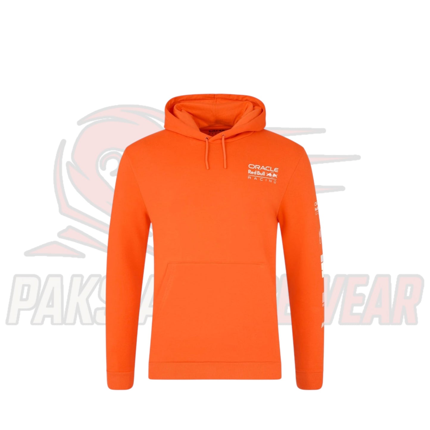 Red Bull Racing Max Verstappen Puzzle Hoodie – Orange – Unisex | 2025 F1 Streetwear
