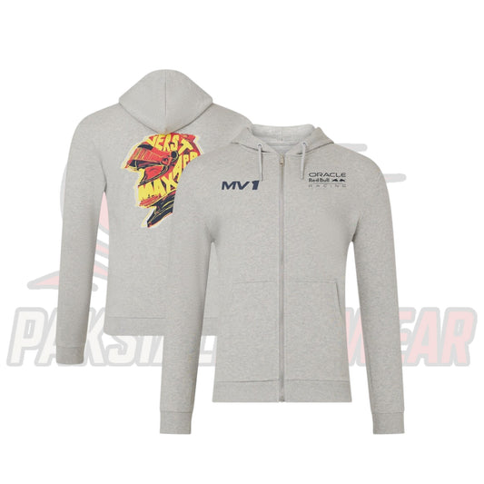 Red Bull Racing Verstappen Graphic Zip Hoodie – Unisex